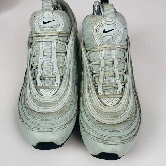 Nike Womens Air Max 97 Running Shoes Green Silver AR7621-002 Low Top Lace Up 10M - Picture 3 of 11